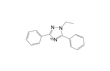 1-Ethyl-3,5-diphenyl-1H-1,2,4-[4-15N]-triazole