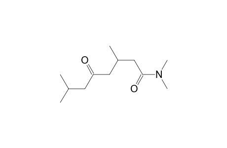 N,N,3,7-tetramethyl-5-oxooctanamide