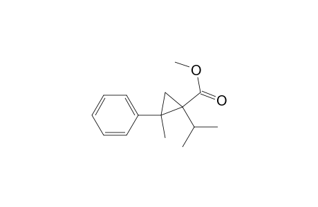 Cyclopropanecarboxylic acid, 2-methyl-2-phenyl-1-(1-methylethyl), methyl ester