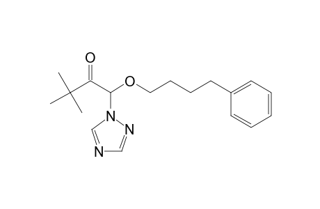 2-Butanone, 3,3-dimethyl-1-(4-phenylbutoxy)-1-(1H-1,2,4-triazol-1-yl)-