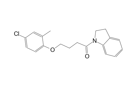 1-[4-(4-chloro-2-methylphenoxy)butanoyl]indoline