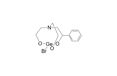 1-Bromo-3-phenylgermatrane [1-bromo-3-phenyl-5-aza-1-germa-2,8,9-trioxatricyclo[3.3.3.0(1,5)]undecane]