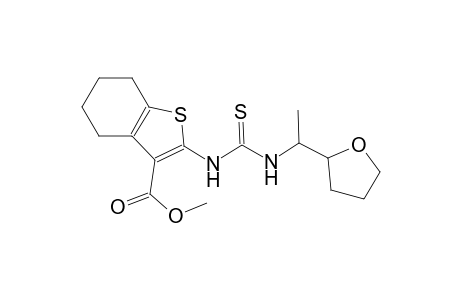 methyl 2-({[(1-tetrahydro-2-furanylethyl)amino]carbothioyl}amino)-4,5,6,7-tetrahydro-1-benzothiophene-3-carboxylate