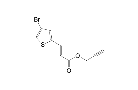 2-Propenoic acid, 3-(4-bromo-2-thienyl)-, 2-propynyl ester