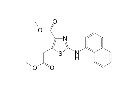 Methyl 5-(2-methoxy-2-oxoethyl)-2-(naphthalen-1-ylamino)thiazole-4-carboxylate