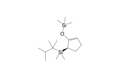 (-)-(5R)-5-[1,1-Dimethyl-1-(1,1,2-trimethylpropyl)silyl]-2-phenylethyl}-1-cyclopentenyl (1,1,1-trimethylsilyl) ether