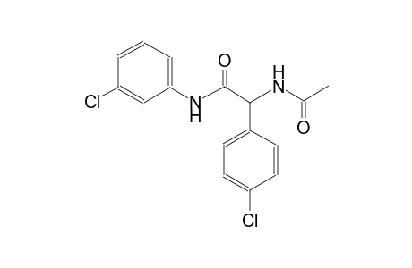 2-(acetylamino)-N-(3-chlorophenyl)-2-(4-chlorophenyl)acetamide