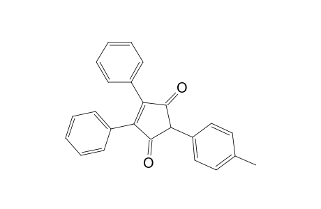 4-Cyclopentene-1,3-dione, 2-(4-methylphenyl)-4,5-diphenyl-