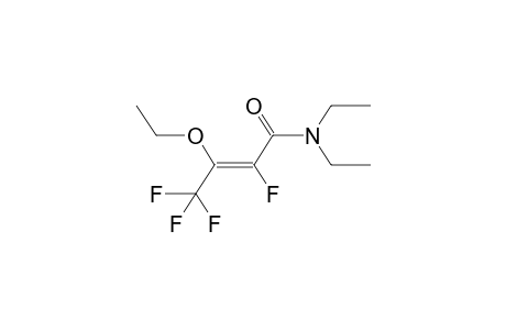 (E)-N,N-DIETHYL-2,4,4,4-TETRAFLUORO-3-ETHOXY-2-BUTENOIC ACID AMIDE