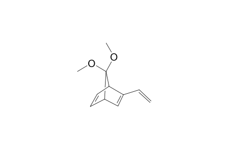 7,7-Dimethoxy-2-vinylnorbornadiene