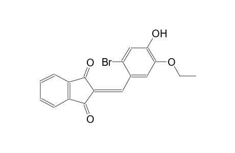 2-(2-bromo-5-ethoxy-4-hydroxybenzylidene)-1H-indene-1,3(2H)-dione