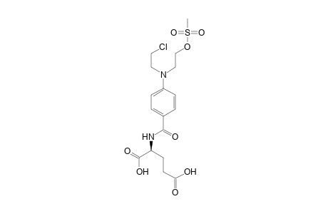 (2S)-2-[[4-[2-chloroethyl(2-methylsulfonyloxyethyl)amino]benzoyl]amino]glutaric acid