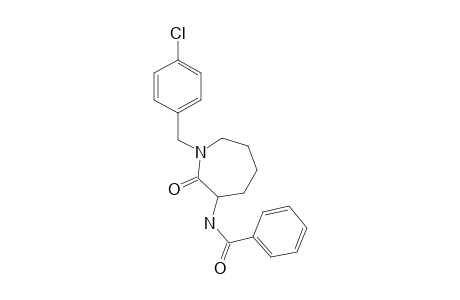 N-[1-(4-Chlorobenzyl)-2-oxoazepan-3-yl]benzamide