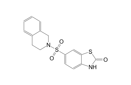 6-(3,4-dihydro-2(1H)-isoquinolinylsulfonyl)-1,3-benzothiazol-2(3H)-one