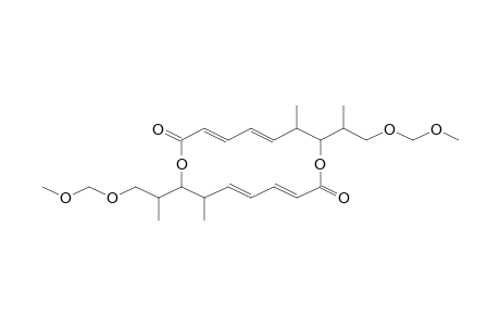 (3E,5E,11E,13E)-8,16-bis[1-(methoxymethoxy)propan-2-yl]-7,15-dimethyl-1,9-dioxacyclohexadeca-3,5,11,13-tetraene-2,10-dione
