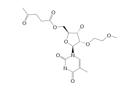 5'-O-LEVULINYL-2'-O-[(2-METHOXYETHYL)-OXY]-THYMIDINE