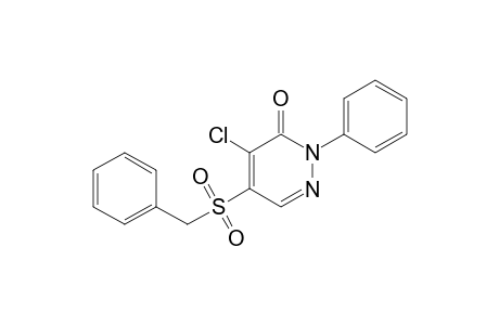 3(2H)-Pyridazinone, 4-chloro-2-phenyl-5-[(phenylmethyl)sulfonyl]-