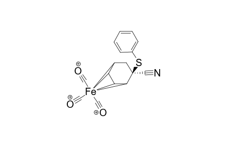 Tricarbonyl[(1-4-.eta.)-5-exo-cyano-5-endo-(phenylthio)-1,3-cyclohexadiene]iron