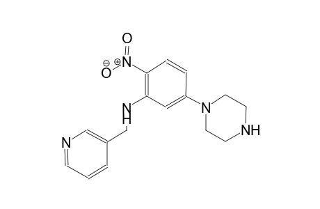 3-pyridinemethanamine, N-[2-nitro-5-(1-piperazinyl)phenyl]-