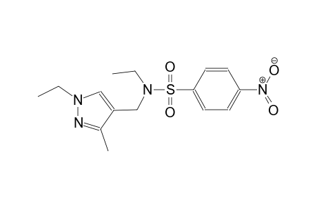 benzenesulfonamide, N-ethyl-N-[(1-ethyl-3-methyl-1H-pyrazol-4-yl)methyl]-4-nitro-
