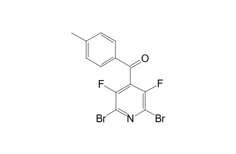 (2,6-dibromo-3,5-difluoropyridin-4-yl)-(4-methylphenyl)methanone