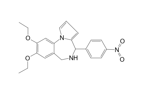 8,9-Diethoxy-4-(4-nitrophenyl)-5,6-dihydro-4H-pyrrolo[1,2-a][1,4]benzodiazepine