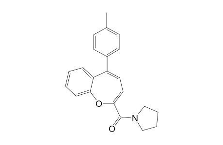 Pyrrolidin-1-yl(5-(p-tolyl)benzo[b]oxepin-2-yl)methanone