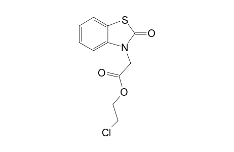 2-Chloroethyl (2-oxo-1,3-benzothiazol-3(2H)-yl)acetate