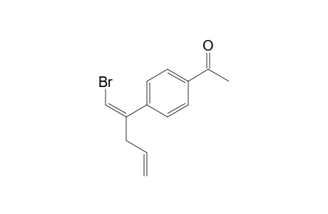 (Z)-1-bromo-2-(4-acetylphenyl)-1,4-pentadiene