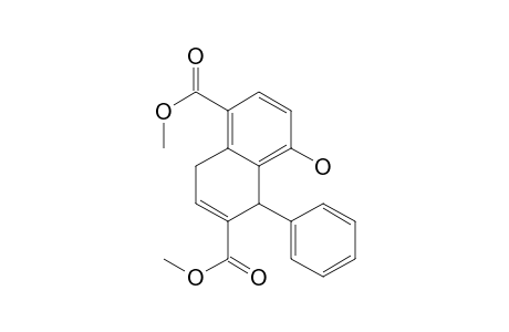 1,6-Naphthalenedicarboxylic acid, 5,8-dihydro-4-hydroxy-5-phenyl-, dimethyl ester