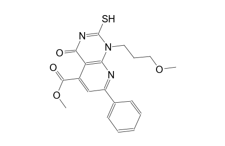 pyrido[2,3-d]pyrimidine-5-carboxylic acid, 1,4-dihydro-2-mercapto-1-(3-methoxypropyl)-4-oxo-7-phenyl-, methyl ester