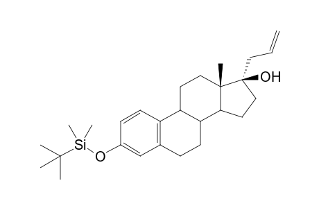 3-(tert-Butyldimethylsiloxy)-17.alpha.-(2'-propen-1'-yl)estra-1,3,5(10)-trien-17.beta.-ol