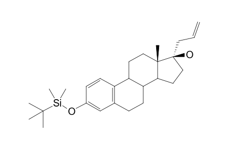 3-(Tert-butyldimethylsiloxy)-17.alpha.-(2'-propen-1'-yl)estra-1,3,5(10)-trien-17.beta.-ol