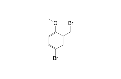 4-Bromo-2-(bromomethyl)-1-methoxybenzene