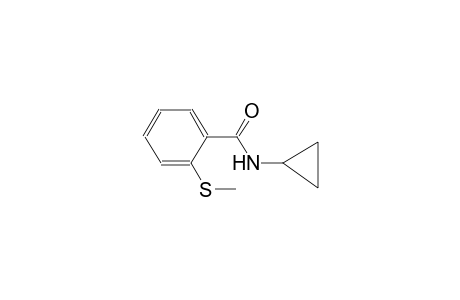 benzamide, N-cyclopropyl-2-(methylthio)-