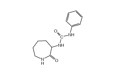 1-(hexahydro-2-oxo-1H-azepin-3-yl)-3-phenylurea