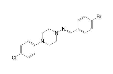 1-piperazinamine, N-[(E)-(4-bromophenyl)methylidene]-4-(4-chlorophenyl)-