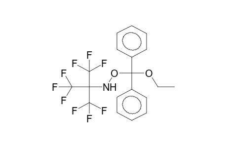 N-PERFLUORO-TERT-BUTYL-O-(ALPHA-ETHOXY)BENZHYDRYLHYDROXYLAMINE