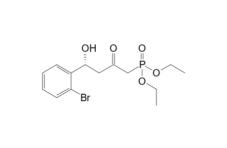 (4R)-Diethyl 4-hydroxy-2-oxo-4-(2-bromophenyl)butylphosphonate