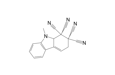 1H-Carbazole-1,1,2,2(3H)-tetracarbonitrile, 9,9a-dihydro-9-methyl-