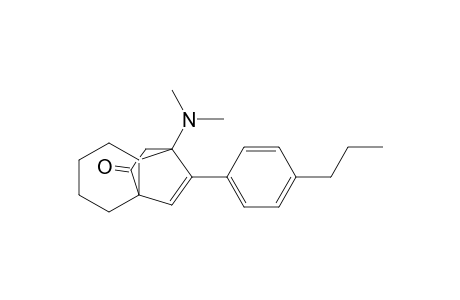 11-(4'-Propylphenyl)-7-(dimethylamino)tricyclo[5.2.2.0(1,6)]undec-10-en-9-one