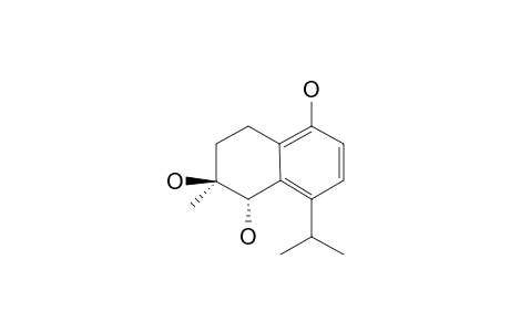 OXYPHYLLENOTRIOL-A;3-BETA,4-ALPHA,9-TRIHYDROXY-14-NOR-CADINA-5,7,9-TRIENE