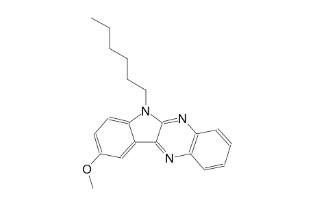 6-hexyl-9-methoxy-6H-indolo[2,3-b]quinoxaline