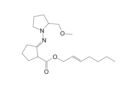 1-{[2'-(2"-Heptenyloxycarbonyl)cyclopentylidene]amino}-2-(methoxymethyl)pyrrolidine