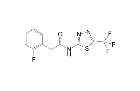 2-(2-Fluorophenyl)-N-(5-(trifluoromethyl)-1,3,4-thiadiazol-2-yl)acetamide