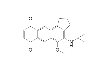 4-tert-Butylamino-2,3,7,10-tetrahydro-5-methoxy-1H-cyclopenta[a]antracen-7,10-dione