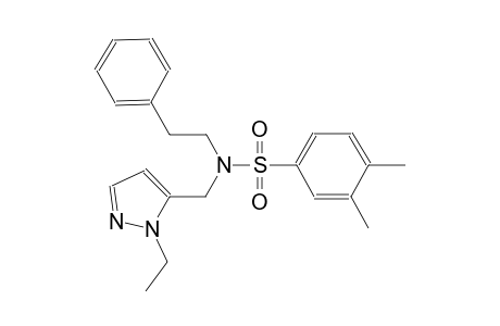 benzenesulfonamide, N-[(1-ethyl-1H-pyrazol-5-yl)methyl]-3,4-dimethyl-N-(2-phenylethyl)-