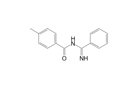 N-[amino(phenyl)methylene]-4-methyl-benzamide