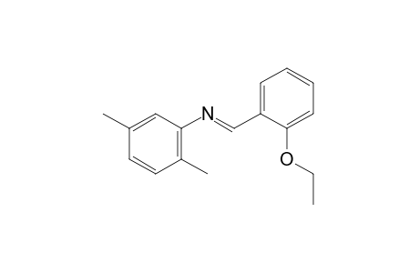 N-(o-ethoxybenzylidene)-2,5-xylidine