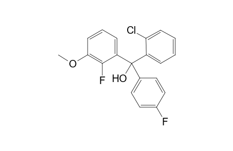 (2-chlorophenyl)-(2-fluoranyl-3-methoxy-phenyl)-(4-fluorophenyl)methanol